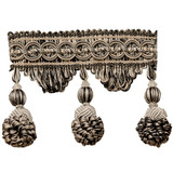 Cherbourg 3 Smoke by Stout Designer Trim ENCHANTMENT TRIM 65%POL 28%COT 7%WOD CHINA </p><p>Repeat: 0 0 in - Swanky Fabrics -