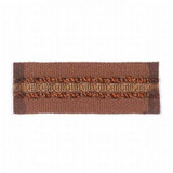 Blarney 1 Mahogany by Stout Designer Trim INSPIRATIONS TRIM 52%SVI 31%ACT 17%POL ITALY Horizontal: 0 and Vertical: 0 1.15 in - Swanky Fabrics -