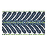 Mamzer 1 Indigo by Stout Designer Trim INSIGHTS TRIM 63%SVI 37%POL CHINA </p><p>Repeat: 0 2.63 in - Swanky Fabrics -