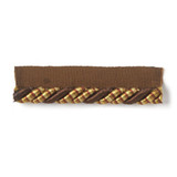 Drawbridge 5 Bark by Stout Designer Trim MYSTIQUE TRIM 49%COT 45%SVI 6%POL CHINA </p><p>Repeat: 0 0.38 in - Swanky Fabrics -