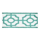 Rocco 4 Turquoise by Stout Designer Trim INSIGHTS TRIM 54%POL 46%SVI CHINA </p><p>Repeat: 0 2 in - Swanky Fabrics -