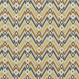 Jazz Indigo/Spice by Mulberry Designer Fabric FESTIVAL VISCOSE - 40%;LINEN - 35%;COTTON - 25% India - Horizontal: 10.244 and Vertical: 7.486 50.432 - Swanky Fabrics -