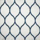 Ashbury Ogee Navy by Kasmir Designer Fabric See sample 55% Cotton
40% Polyester
5% Linen
 INDIA 50,000 Wyzenbeek Double Rubs </p><p>Repeat: Horizontal: 4 inches and Vertical: 7 6/8 inches 54 - Swanky Fabrics -