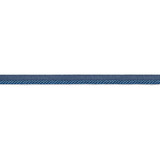 Boulevard Cord/Federal Blue C314-019 by Scalamandre Trim Designer Trim NOVANTA PASSEMENTERIE 15% POLYESTER 1% ACRYLIC|48% COTTON 19% RAYON 17% FIBRANNE CHINA LIGHT DUTY Horizontal: 0" and Vertical: 0" 0.25" - Swanky Fabrics -
