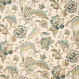 Open Meadow French Blue by Carole Designer Fabric Blue Forest 100% Cotton-SSR Printed In USA Passes 15,000 Double Rubs Wyzenbeek Horizontal: 27 and Vertical: 27 54 - Swanky Fabrics -