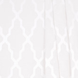 In The Path White by Carole Designer Fabric Sheer Marvel 90% Polyester, 10% Linen CHINA N/A Horizontal: 145 and Vertical: 75 118 - Swanky Fabrics -