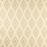 Heart Rate Ivory by Carole Designer Fabric Wanderlust 73% Polyester, 27% Cotton India Passes 30,000 Double Rubs Wyzenbeek Horizontal: 4 1/4" and Vertical: 9 1/4" V 51" - Swanky Fabrics -