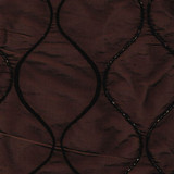 Hourglass Coffee by RM CoCo Designer Fabric Silk Roads - Wesco 100% Silk See Sample 0 Horizontal: 7.75 and Vertical: 5.75 54.25 - Swanky Fabrics -