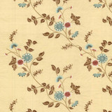 Gypsy Days Dove by RM CoCo Designer Fabric PURE INDULGENCE F05**** 100% Silk See Sample 0 Horizontal: 17 and Vertical: 15.25 51 - Swanky Fabrics -
