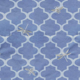 Buzz Word Blue Sky by RM CoCo Designer Fabric Bel Air - Wesco 100% Cotton See Sample 0 Horizontal: 9 and Vertical: 11.75 54 - Swanky Fabrics -