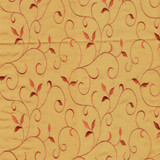 Atrium Amber by RM CoCo Designer Fabric Color Parade - Fire - Wesco 52% Polyester 48% Nylon Embroidery: 100% Rayon See Sample 0 Horizontal: 7 and Vertical: 5.5 56 - Swanky Fabrics -