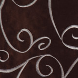 Dauphine Blue by RM CoCo Designer Fabric Comedy Club 55% Polyester 45% Nylon Horizontal: 10.75 and Vertical: 11.5 53 - Swanky Fabrics -
