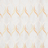 Castell Cream by RM CoCo Designer Fabric Highlights 100% Polyester See Sample 0 Horizontal: 3.75 and Vertical: 7.75 59 - Swanky Fabrics -