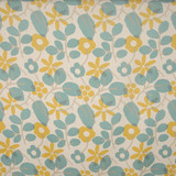 Burlington Teal by RM CoCo Designer Fabric Garden of the Gods 100% Linen See Sample 0 Horizontal: 13.5 and Vertical: 25.25 54 - Swanky Fabrics -