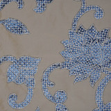 Morrison Blue Slate by RM CoCo Designer Fabric Open Mic 100% Polyester See Sample 0 Horizontal: 23.6 and Vertical: 15.75 53 - Swanky Fabrics -