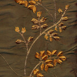 True Green Fir Green by RM CoCo Designer Fabric Focal Point - Wesco 100% Silk See Sample 0 Horizontal: 13 and Vertical: 7.25 52 - Swanky Fabrics -