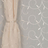 Petunia Wheat by RM CoCo Designer Fabric Botanical Beauty 100% Polyester See Sample 0 Horizontal: 8.5 and Vertical: 15 48 - Swanky Fabrics -