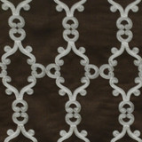 Cicero Chocolate by RM CoCo Designer Fabric Color Story - Earth - Wesco 100% Polyester See Sample 0 Horizontal: 5 and Vertical: 7.5 55 - Swanky Fabrics -