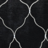 Belgravia Black by RM CoCo Designer Fabric Shape It Up - Wesco 100% Polyester See Sample 0 Horizontal: 7.5 and Vertical: 11.75 52.5 - Swanky Fabrics -