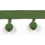 Le Lin Beaded Fringe Grasshopper by Europatex Designer Fabric Le Lin Collection 63% Linen / 37% Rayon China See Sample Horizontal: N/A and Vertical: N/A 1.46 inches  - Swanky Fabrics -