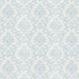 Clinton 3 Blue by Stout Designer Fabric RAINBOW LIBRARY HORIZON/LAKE 100%COT %VEMB INDIA Horizontal: 17 and Vertical: 15 51 in - Swanky Fabrics -