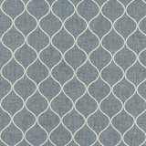 Ecarte 1 Slate by Stout Designer Fabric RAINBOW LIBRARY INK/SAPPHIRE 78%POL 14%COT 8%LIN INDIA FLAME RETARDANT-N.F.P.A. 260A CLASS 1 CATB 117-2013 Horizontal: 2.25 and Vertical: 3 54 in - Swanky Fabrics -