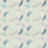 Fiddlesticks 2 Peacock by Stout Designer Fabric RAINBOW LIBRARY CHAMBRAY/SHORELINE 100%COT %BEMB INDIA Horizontal: 12.875 and Vertical: 15.625 51.12 in - Swanky Fabrics -