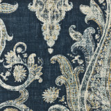 Kiko 1 Pacific by Stout Designer Fabric COMFORTABLE LIVING BREEZE/INDIGO 55%LIN 45%SVI USA FLAME RETARDANT-U.F.A.C. CLASS 1 CATB 117-2013 WYZENBEEK 18 000 DOUBLE RUB WEAR TEST (HEAVY DUTY) Horizontal: 27 and Vertical: 25.25 54 in - Swanky Fabrics -