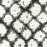 Madura 1 Domino by Stout Designer Fabric RAINBOW LIBRARY FOG/COAL 70%POL 30%COT INDIA Horizontal: 13.75 and Vertical: 15.25 52 in - Swanky Fabrics -