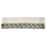 Altitude 6 Slate by Stout Designer Trim TREND ALERT TRIM 52%SVI 36%COT 12%POL CHINA Horizontal: 0 and Vertical: 0 0.38 in - Swanky Fabrics -