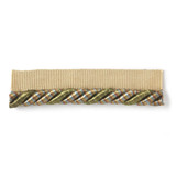 Drawbridge 4 Tarragon by Stout Designer Trim MYSTIQUE TRIM 49%COT 45%SVI 6%POL CHINA Horizontal: 0 and Vertical: 0 0.38 in - Swanky Fabrics -