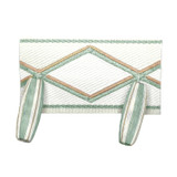 Sabadilla 6 Shoreline by Stout Designer Trim METROPOLITAN TRIM 71%SVI 29%POL CHINA Horizontal: 2.75 and Vertical: 0 3.25 in - Swanky Fabrics -