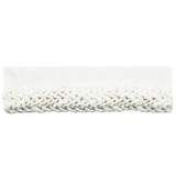 Slavingham 1 Frost by Stout Designer Trim TREND ALERT TRIM 79%COT 10%SVI 10%POL 1%NYL CHINA Horizontal: 0 and Vertical: 0 0.38 in - Swanky Fabrics -