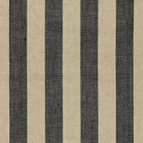 Augustin Linen Stripe Ebony / Linen 66075 by Schumacher Designer Fabric SEA ISLAND STRIPES LINEN 100% INDIA MARTINDALE 6,500 </p><p>Repeat: Horizontal: 5 7/8" (15CM) and Vertical: 53 - Swanky Fabrics -