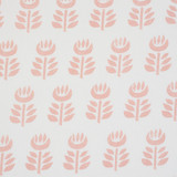 Rosenborg Hand Print Pink 179401 by Schumacher Designer Fabric SCANDINAVIAN MODERN LINEN 55% COTTON 45% INDIA </p><p>Repeat: Horizontal: 27" (69CM) and Vertical: 23 5/8" (60CM) 54 - Swanky Fabrics -
