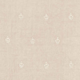 Maria Embroidery Linen 67791 by Schumacher Designer Fabric FIRENZE / SHEERS LINEN 68% COTTON 32% INDIA </p><p>Repeat: Horizontal: 4 1/4" (11CM) and Vertical: 16 3/4" (43CM) 51 - Swanky Fabrics -