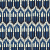 Bukhara Ikat Indigo 176084 by Schumacher Designer Fabric IKAT COLLECTION COTTON 100% ITALY MARTINDALE 12,000 </p><p>Repeat: Horizontal: 13 1/8" (33CM) and Vertical: 27 1/2" (70CM) 53.25 - Swanky Fabrics -