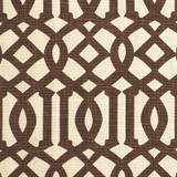 Imperial Trellis Ii Java / Cream 174413 by Schumacher Designer Fabric PRINT HAPPY LINEN 100% BELGIUM </p><p>Repeat: Horizontal: 6" (15CM) and Vertical: 12" (30CM) 54 - Swanky Fabrics - Imperial Trellis Ii Java / Cream 174413 by Schumacher Designer Fabric PRINT HAPPY LINEN 100% BELGIUM </p><p>Repeat: Horizontal: 6" (15CM) and Vertical: 12" (30CM) 54 - Swanky Fabrics -