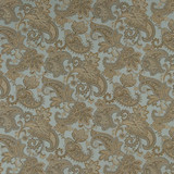 D1557 Seaglass Paisley by Charlotte Designer Fabric Elegant Damasks 100% Woven Polyester Turkey Exceeds 50,000 Wyzenbeek Rubs (Heavy Duty) </p><p>Repeat: Horizontal: 14" x Vertical: 15" 54 Inches - Swanky Fabrics -