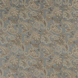 D1560 Wedgewood Paisley by Charlotte Designer Fabric Elegant Damasks 100% Woven Polyester Turkey Exceeds 50,000 Wyzenbeek Rubs (Heavy Duty) </p><p>Repeat: Horizontal: 14" x Vertical: 15" 54 Inches - Swanky Fabrics -