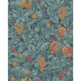 Vines Of Pomona Oran/Teal by Cole & Son Designer Wallcovering COLE & SON PEARWOOD PAPER - 100% United Kingdom Horizontal: 20.5 and Vertical: 25.5 20.5 - Swanky Fabrics -