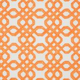 Well Connected Clementine by Lee Jofa Designer Fabric LILLY PULITZER II LINEN - 100% China MEDIUM Horizontal: 18 and Vertical: 18 54 - Swanky Fabrics -