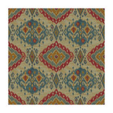 Bosham Lake/Red by Lee Jofa Designer Fabric AERIN COLLECTION 2 VISCOSE - 58%;LINEN - 25%;COTTON - 17% Belgium MEDIUM Horizontal: 13.75 and Vertical: 13.5 54.25 - Swanky Fabrics -