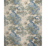 Chinese Lantern Ii Sky/Jade by Lee Jofa Designer Fabric LINEN - 51%;VISCOSE - 49% Thailand MEDIUM Horizontal: 50 and Vertical: 28 50 - Swanky Fabrics -