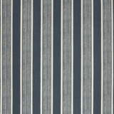 Elba Stripe Navy by Lee Jofa Designer Fabric PAOLO MOSCHINO FABRICS LINEN - 67%;COTTON - 33% United Kingdom HEAVY Horizontal: 5.51 and Vertical: 51.18 - Swanky Fabrics -