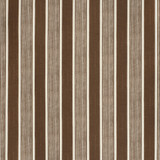 Elba Stripe Brown by Lee Jofa Designer Fabric PAOLO MOSCHINO FABRICS LINEN - 67%;COTTON - 33% United Kingdom HEAVY Horizontal: 5.51 and Vertical: 51.18 - Swanky Fabrics -