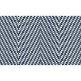 Kali Chevron Indigo by Kravet Design Designer Fabric ECHO INDOOR OUTDOOR IBIZA POLYOLEFIN - 100% Italy HEAVY Horizontal: 5 and Vertical: 55 - Swanky Fabrics -