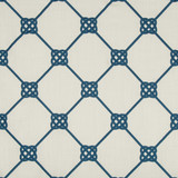 Knotbridge Marine by Kravet Basics Designer Fabric BERMUDA COTTON - 51%;LINEN - 17%;POLYESTER - 17%;VISCOSE - 15% India Horizontal: 8.5 and Vertical: 9 51.5 - Swanky Fabrics -