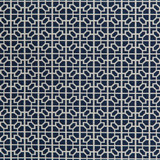 Raia Navy by Kravet Design Designer Fabric INDOOR / OUTDOOR ACRYLIC - 66%;POLYESTER - 34% China HEAVY Horizontal: 2 and Vertical: 2 54 - Swanky Fabrics -