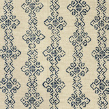 Mali Indigo by Lee Jofa Designer Fabric BLITHFIELD LINEN - 100% United Kingdom MEDIUM Horizontal: 26 and Vertical: 36 52.8 - Swanky Fabrics -